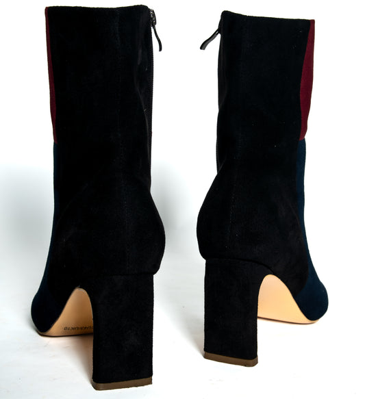 Simone Bootie with slim block heel in plus sizes